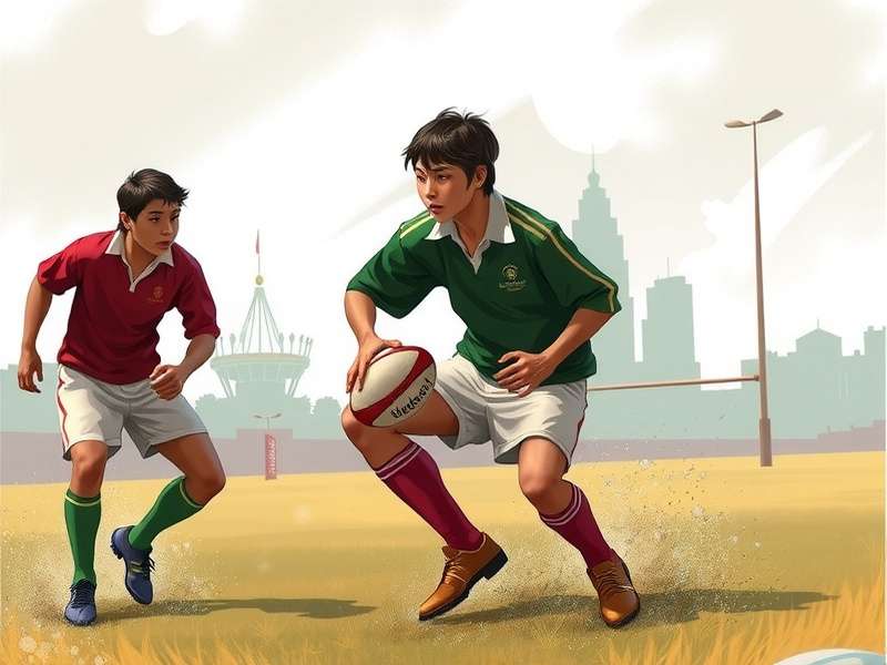 Diwali Celebrations in Rugby Prodigy IN - Stadium Decorated with Diyas and Rangoli Rugby Prodigy IN Cultural Elements